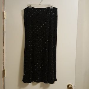 Norton Studio black with white polka dot skirt
